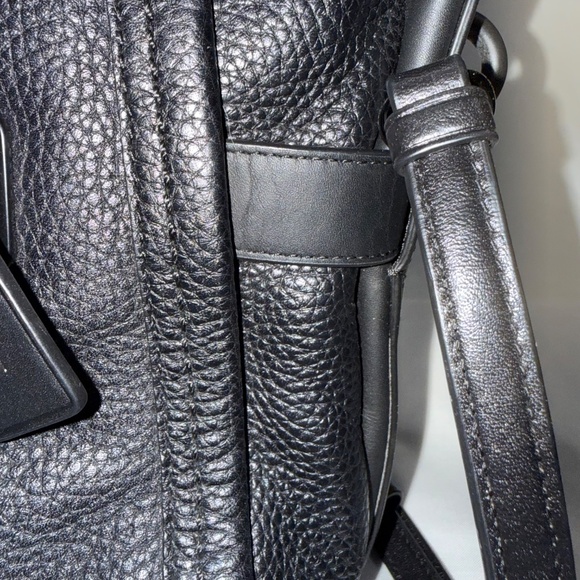 Coach Swagger Satchel – RARE Smooth Black Leather Metal Hardware Luxury Handbag - Picture 5 of 16